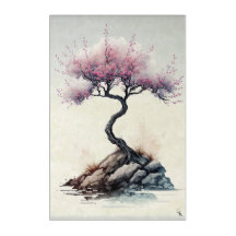 Série Bonsai tree watercolor, Vol 1