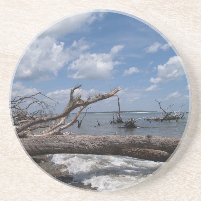 Série Cênnica — Porta copos de Driftwood (Frente)