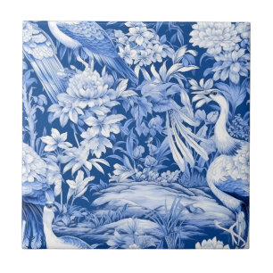 Série Chinoserie Azul e Branco Design 8
