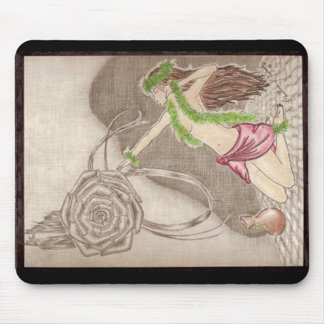 .: Série cor-de-rosa do Hawaiian:. Mousepad (Frente)