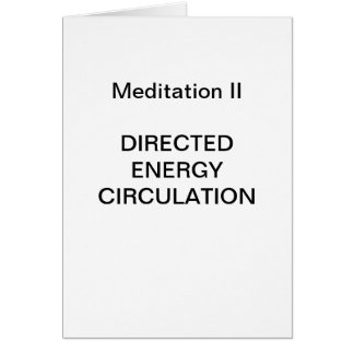 Série da meditação da DK: Meditação II - CARTÃO