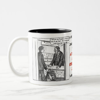 Série das APÓS-PALAVRAS - caneca de café de REDH
