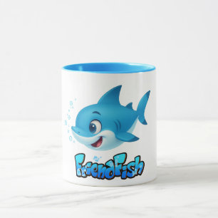 Série de Canecas FriendFish 🐠 – Fofas, Coloridas