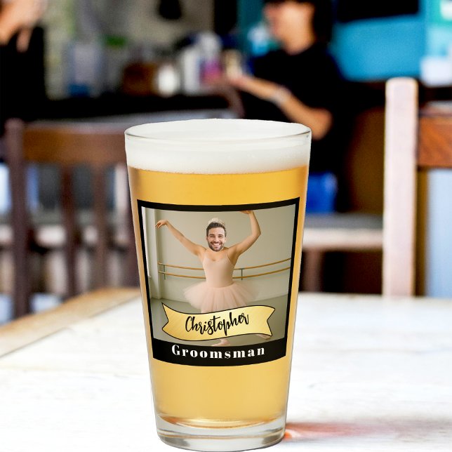 Série de Copos de Pint para Padrinhos de Casamento (Criador carregado)