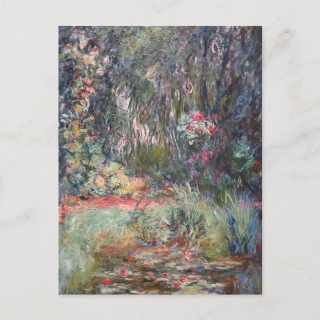 Série de Lírios de Água por Monet Cartão Postal (Frente)