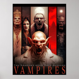Série de Pôsteres de Vampiros I