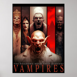 Série de Pôsteres de Vampiros I