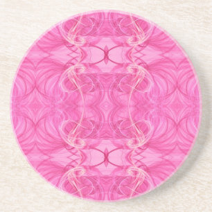 Série Fractal-8 — Porta copos rosa 1    de core