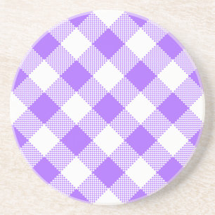 Série Gingham — Porta copos 1 roxa com muitas c