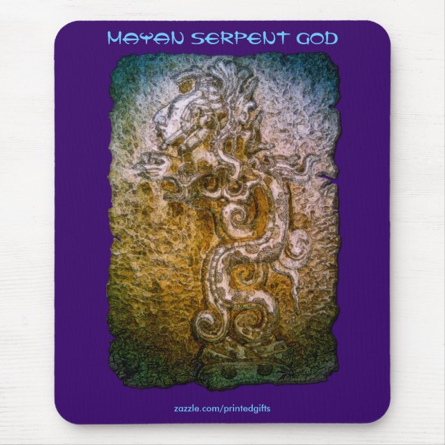 Série MAYAN Serpent God Mousepad (Frente)