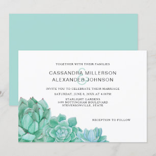 Série na moda 3961 do convite do casamento do