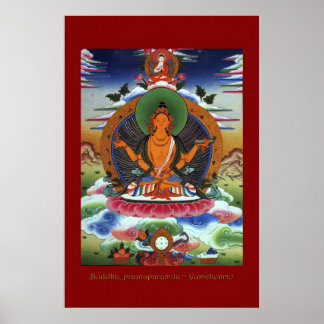Série Poster de Arte Religiosa Buddha Prajnaparami
