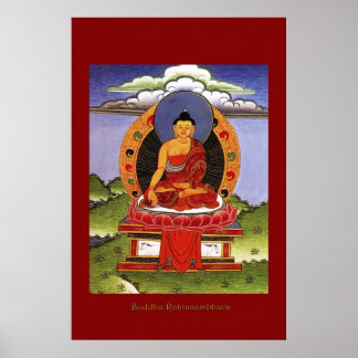 Série Poster de Arte Religiosa Buddha Ratnasambhav