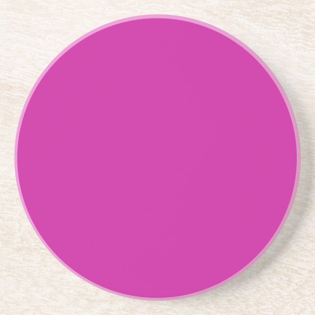 Série sólida — porta copos rosa quente (Frente)