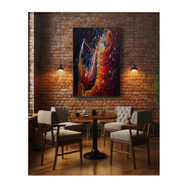 SÉRIE "Vinho e Cocktail" de abstrato