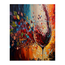 SÉRIE "Vinho e Cocktail" de abstrato