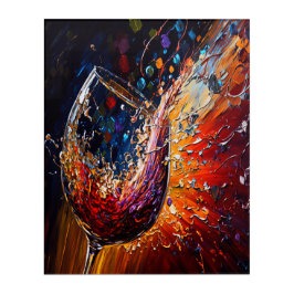 SÉRIE "Vinho e Cocktail" de abstrato