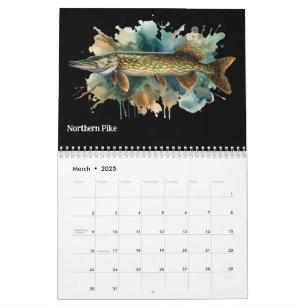 Série Watercolor: Calendário Fish Aura 3