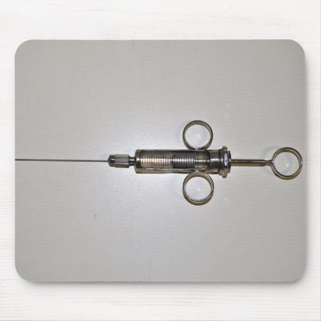 Seringa de vidro Mousepad (Frente)