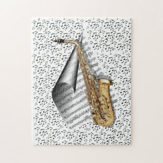 Sério sobre quebra-cabeça - jazz