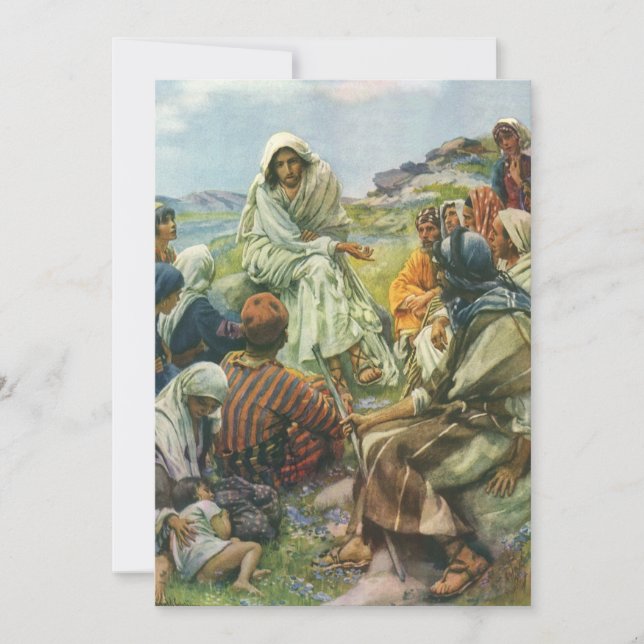 Sermão da Montanha de Jesus Cristo, Religião Antig (Frente)