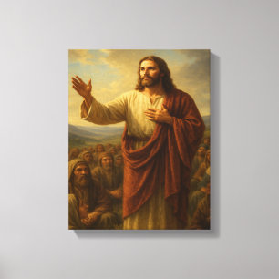Sermão na Arte da Parede da Canvas do Monte™ LDS