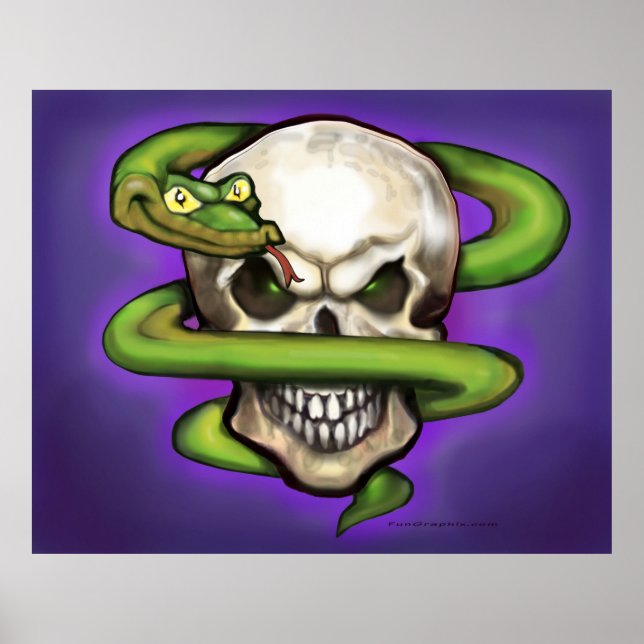 Serpent Skull Poster (Frente)