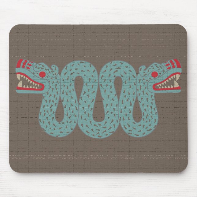 Serpente asteca Mousepad (Frente)