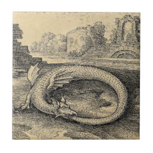 Serpente de Ouroboros do dragão