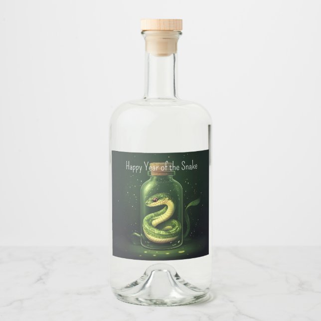 Serpente Encantada em Jar de Vidro (Frente)