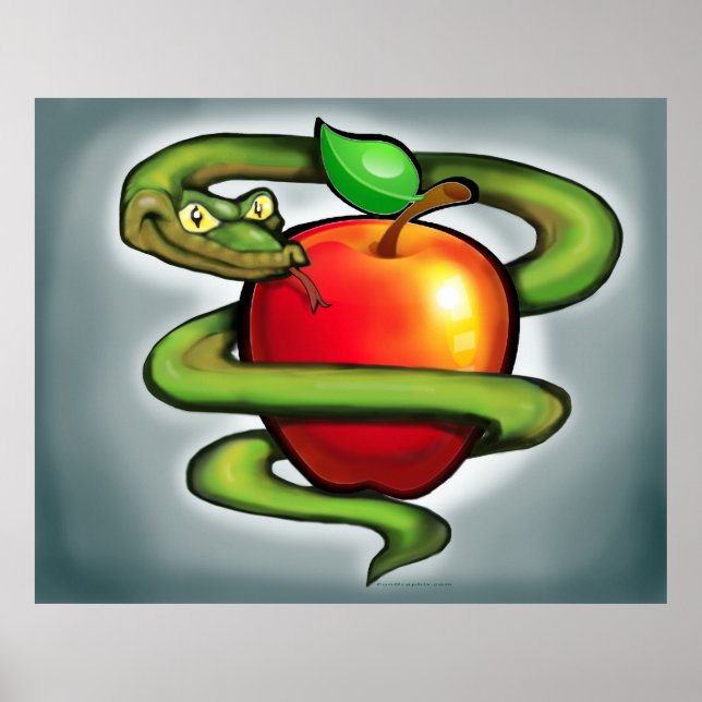 Serpente n Apple Poster (Frente)