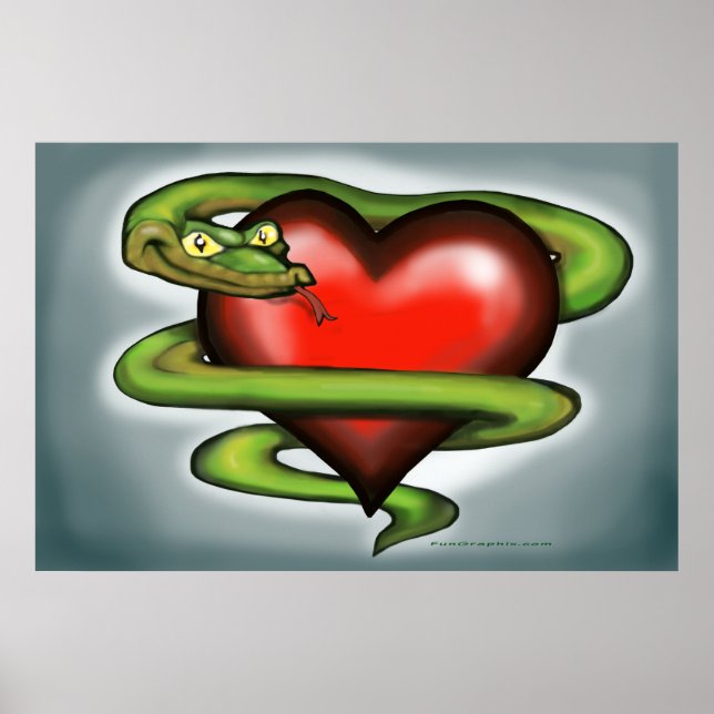 Serpente n Heart Poster (Frente)