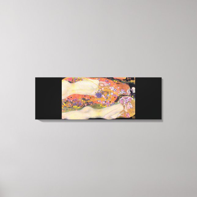 Serpentes de água II (1907) Canvas de Gustav Klimt (Frente)