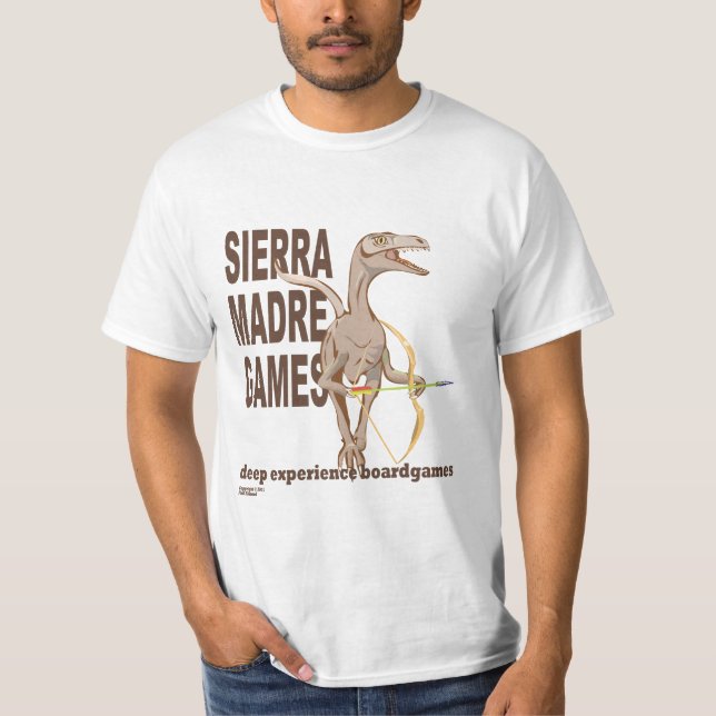 Serra camisa do logotipo dos jogos de Madre (Frente)