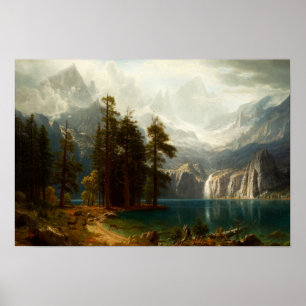 Serra poster de Bierstadt de Nevadas
