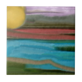 Serra Sunrise Abstrato Art