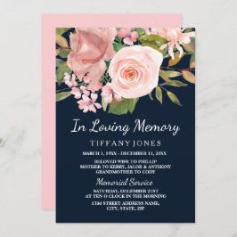 Serviço de Anúncio Memorial do Marinho Blush Doura