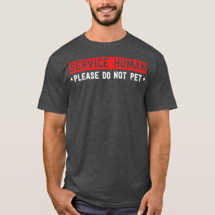 Serviço de Camiseta de cão Engraçado Humano Por Fa