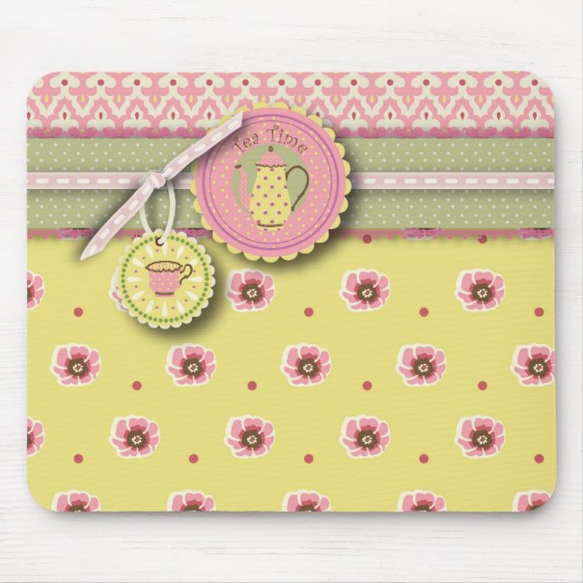 Serviço de chá Mousepad (Frente)