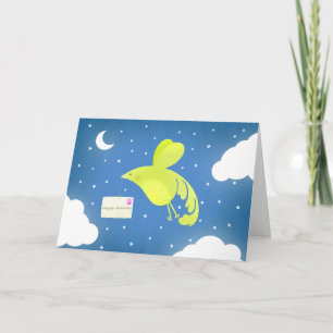 Serviço de entrega de aves - cartões de saudação