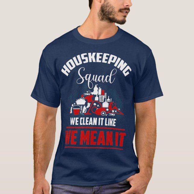 Serviço de Limpeza Camisa Engraçada (Frente)