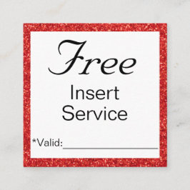 serviço de Promocional ou cartão de desconto