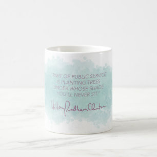 Serviço público - caneca de Hillary Clinton