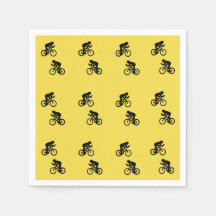 Serviços ciclistas, guardanapos
