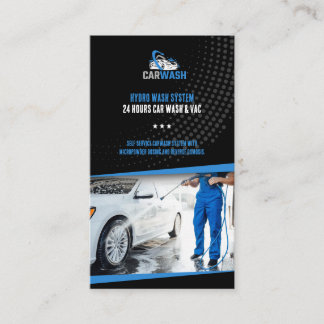 Serviços de lavagem manual | Cartão de visita de l