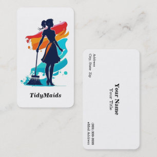 Serviços de Limpeza de Casa Cartão de visita