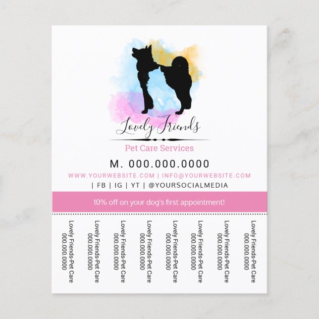 Serviços de Pet Care/ Sitting (Frente)