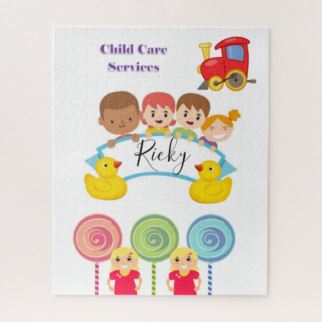 Serviços Filhos do Quebra-cabeça (Vertical)