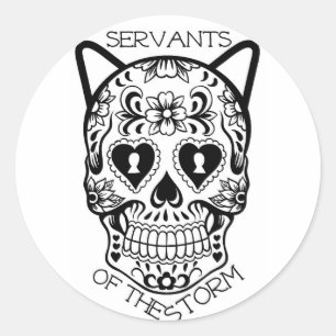 Servidores do adesivo de Tempestade