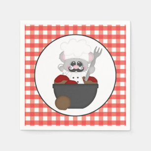 Servindo almôndegas comida italiano guardanapos